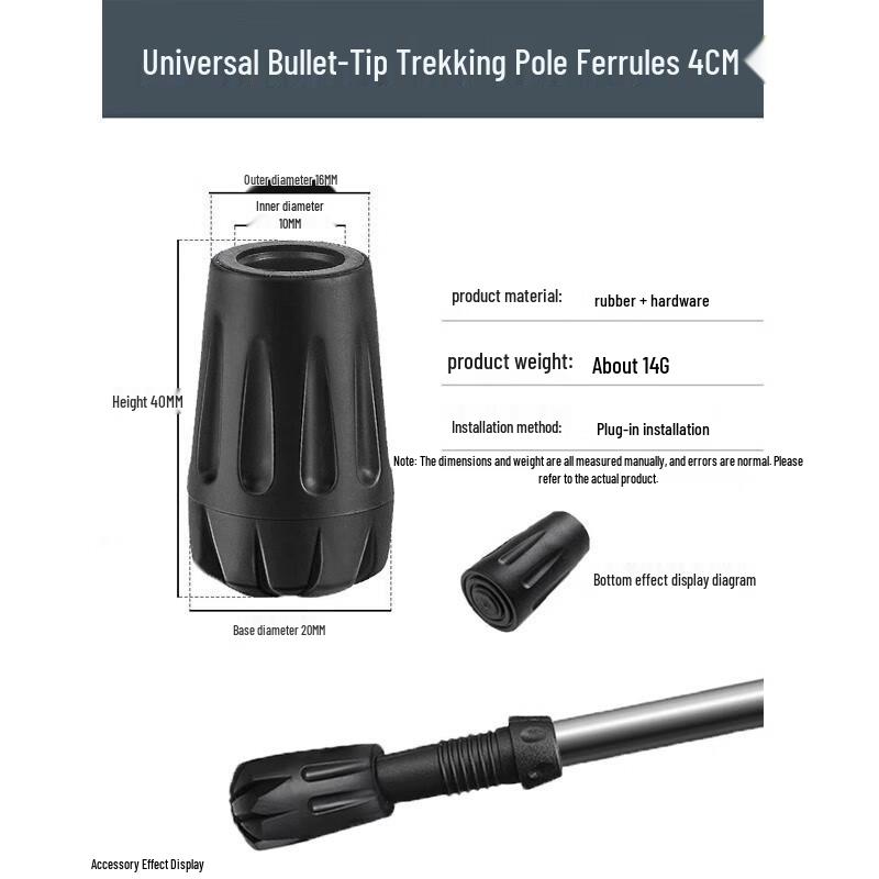 Hiking Pole Tip Protectors Universal
