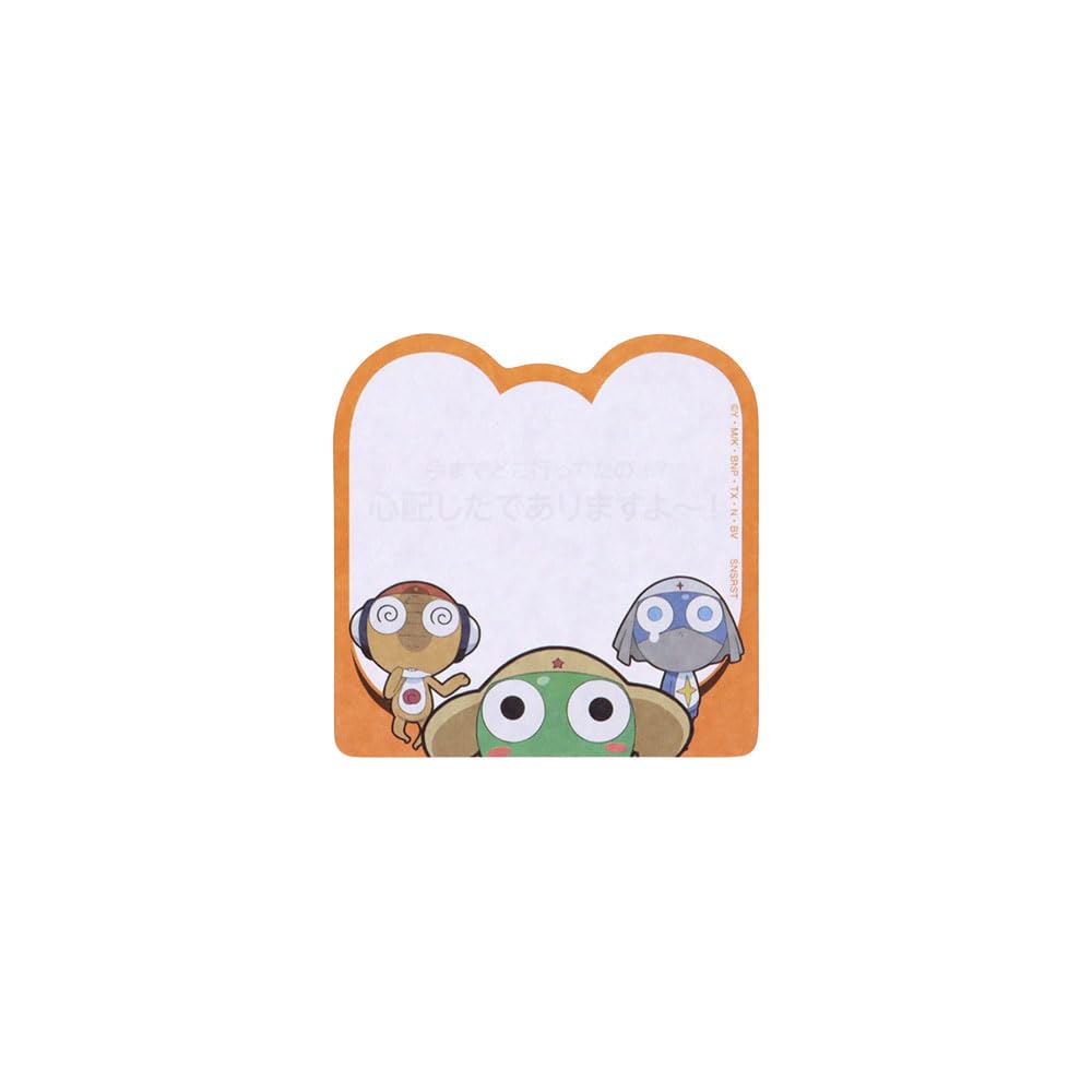 Stationery Keroro Gunso Merchandise Sticky Notes with and S2850133 Sun-Star Quotes Keroro, Kururu, Dororo,