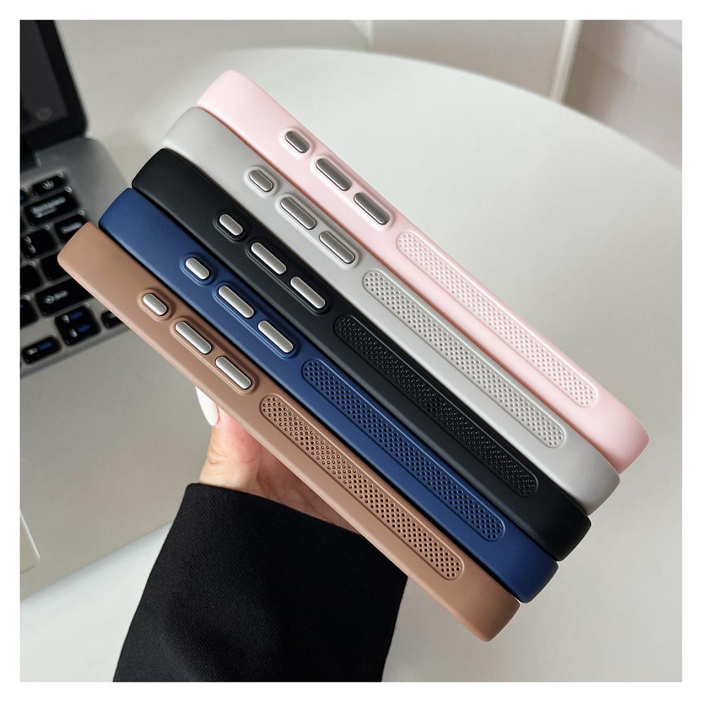 KEYSION Przezroczyste Matowe Magnetyczne Etui MagSafe do iPhone 15 16 Pro Max 16 Plus Silikon+PC Pogrubiona Ramka Odporne na Wstrząsy Pokrowiec na Telefon