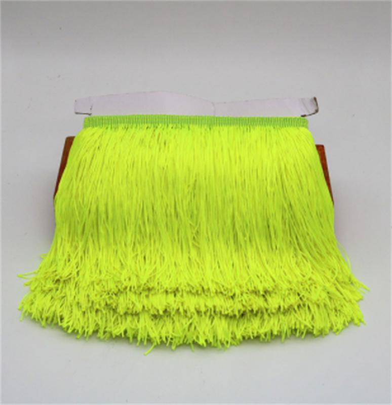 1 yards Long Fringe Lace Tassel Polyester Lace Trim Ribbon Latin dance skirt curtain fringes for sewing DIY Accessories tassle