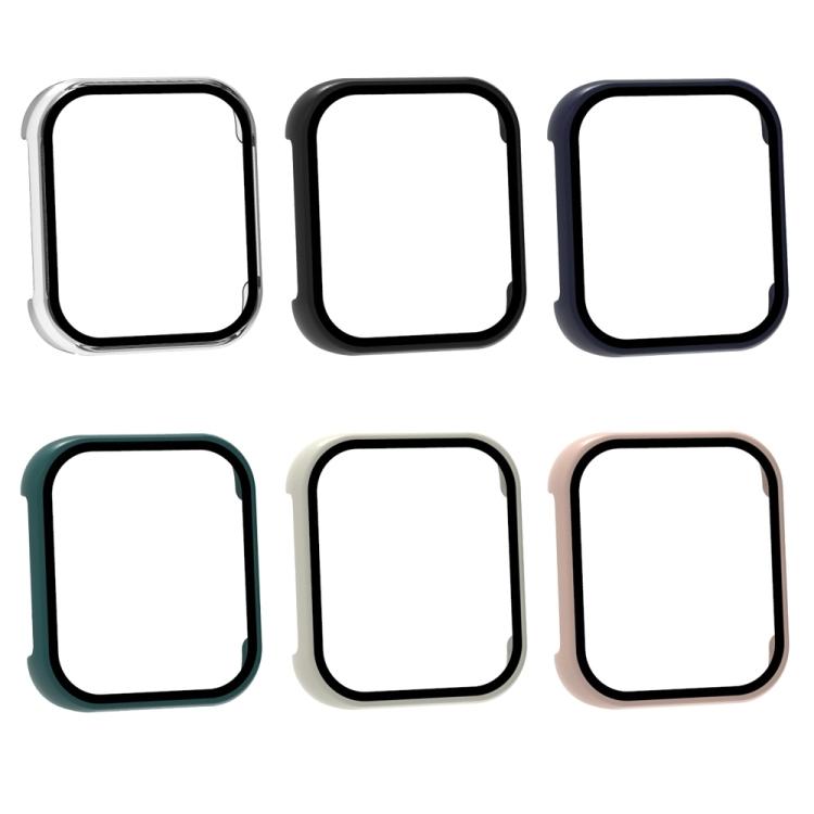 Für OPPO Watch 2 46mm PC + Gehärtetes Glas Uhrenschutzhülle