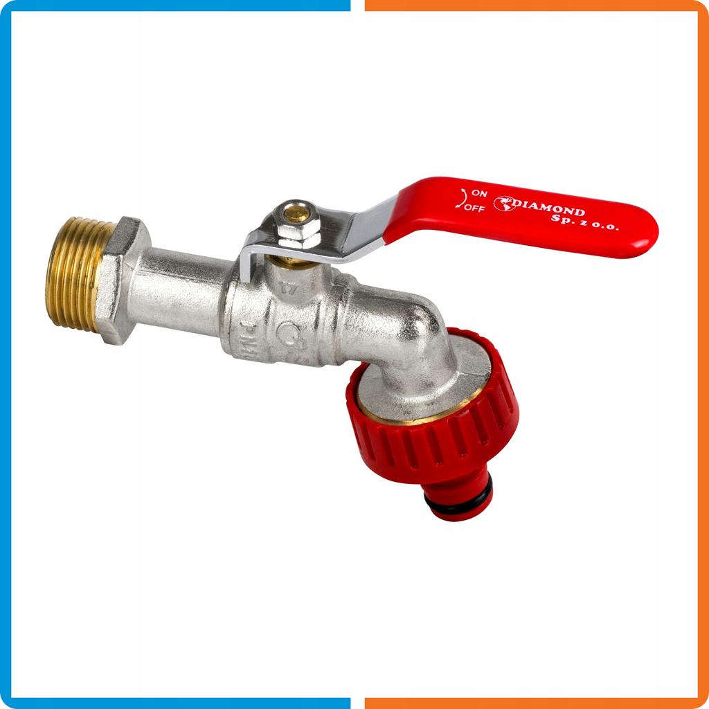 Garden Tap 1/2 Ball Valve Brass Tap With Quick Connector