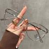 Anti Blue Light Retro Cat Eye Reading Glasses Luxury Optical Computer Eyewear Trendy Leoaprd Design Prescription Eyeglasses
