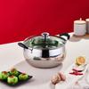 Yibofeia 24CM Stainless Steel Soup Pot