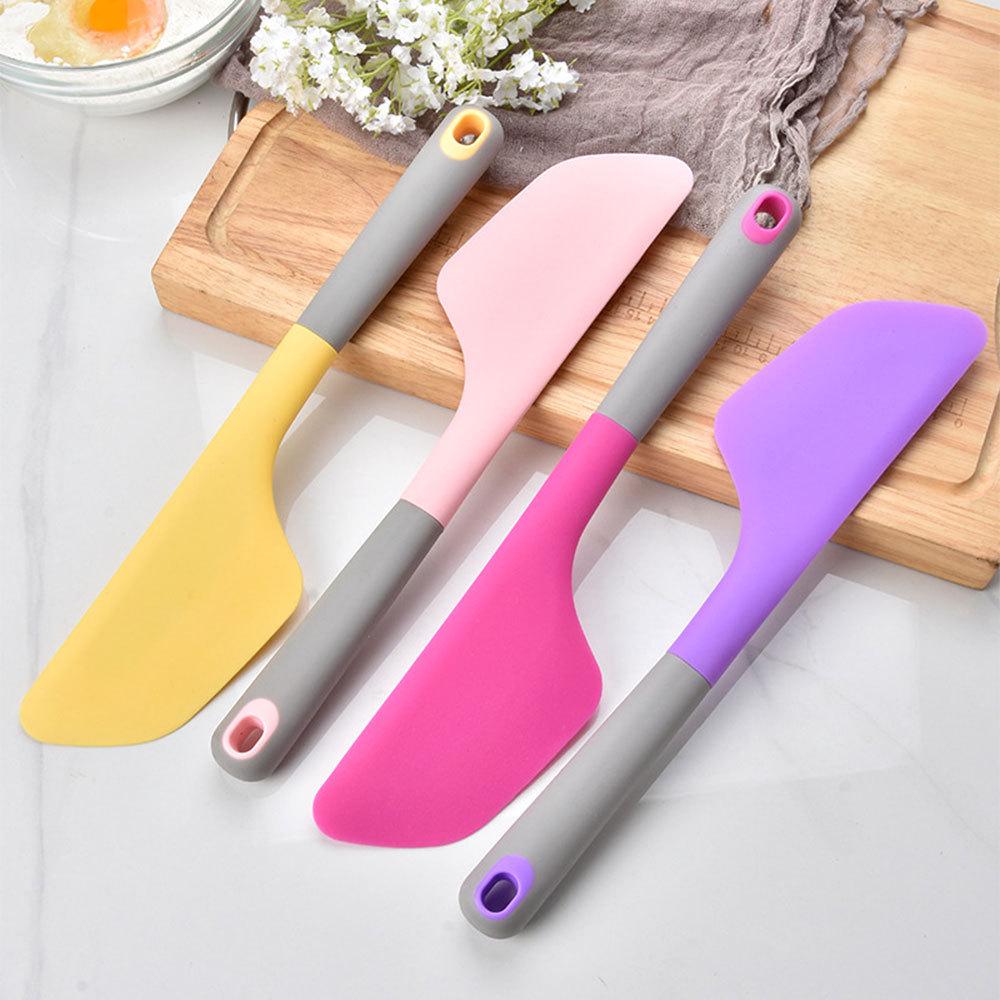 Large Silicone Baking & Cake Spatula розовый