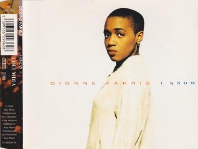 CD DIONNE FARRIS - I Know 6609362 Columbia 1994 Europe Soul/Funk Used