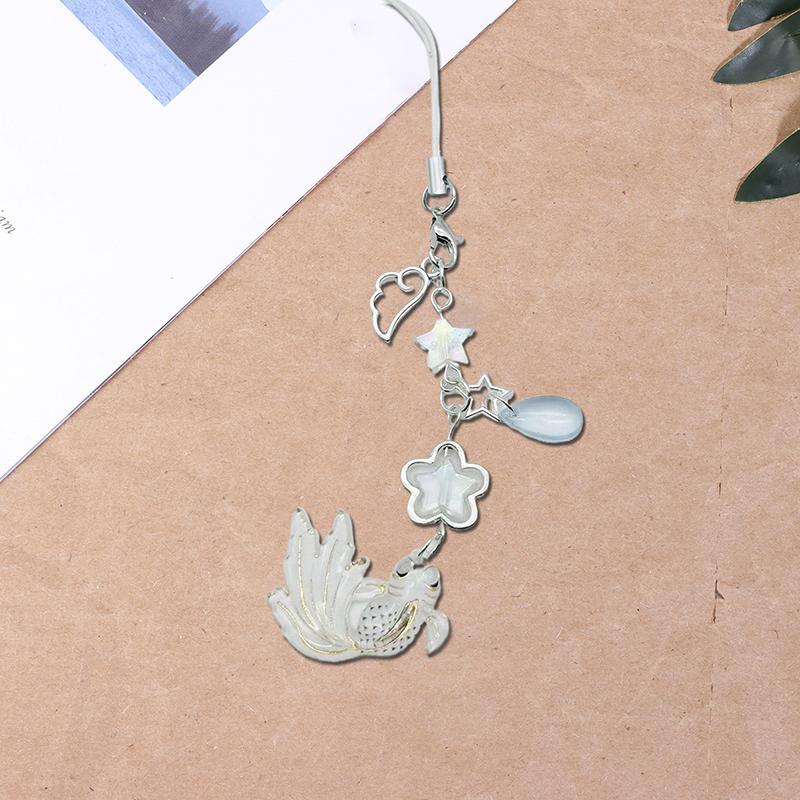 Colorful Fish Star Keychain Lanyard Wrist Strap Hanging Chain Mobile Phone Chain Charm