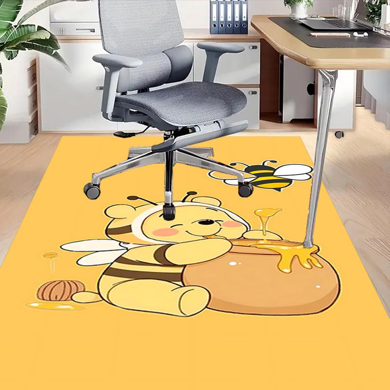 1pc Bee Honey Carpet Office Rug Outdoor Mat Home Decor Area Carpet Festival Gift