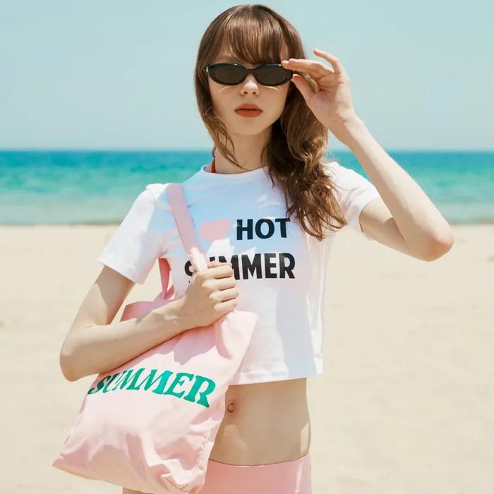 SUMMER TOTE BAG (PINK)
