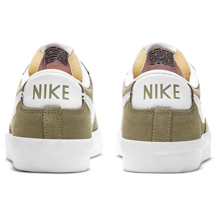 Nike Blazer Low 77 Medium Khaki Men Sneakers Brown White Black DA7254-200