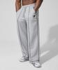 DRIX Overlock Stitch Sweat Wide Pants_Melange Gray