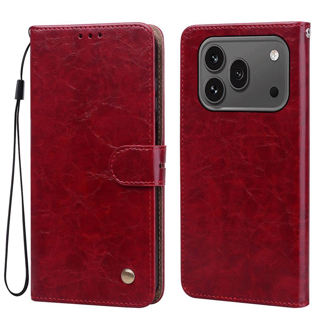 Vintage Crazy Horse Texture PU Leather Flip Wallet Phone Case for HONOR 600 Pro Card Holder Kickstand Shockproof Protective Cover