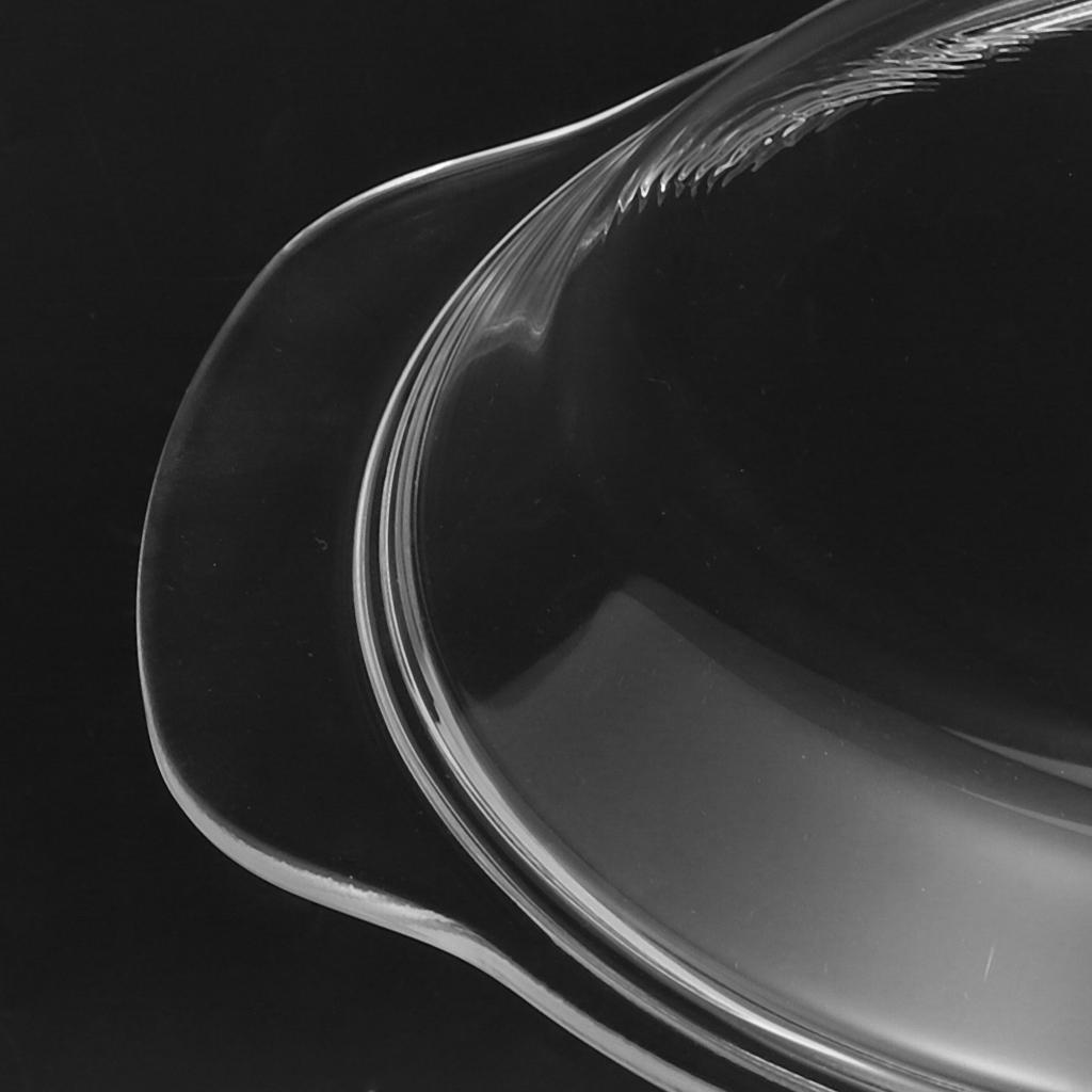 Glass Microwave Plate Cover Splash-Proof Reusable Transparent Microwave Dish Cover for Food Splatter 17.8cm Food Covers