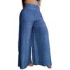 Women Casual Pants Wide Elastic High Waist Oversized Wide Leg Long Trousers Solid Color Lounge Workout Pants