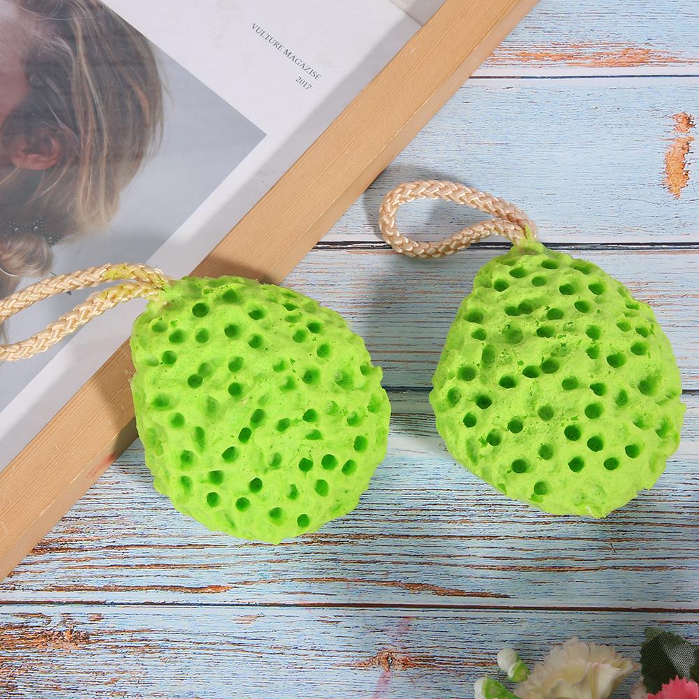 2 Pcs Baby Infant Bath Sponge Rub Body Soft Bath Scrubber Child Shower Foaming