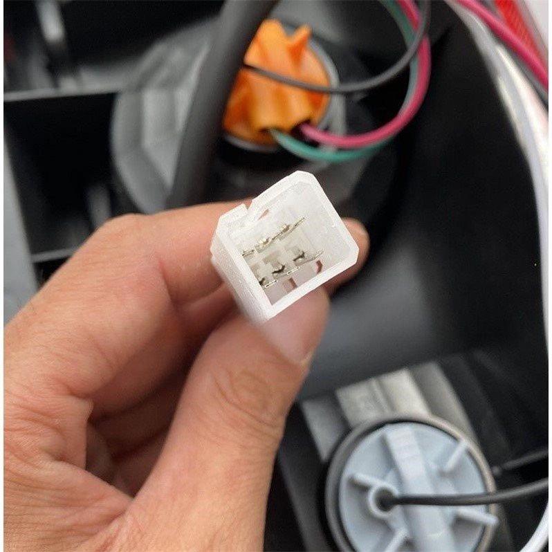 Ruichi EC35 Electric Vehicle Rear Taillight Housing: First & Second Gen Left/Right Backup & Brake Light Cover.