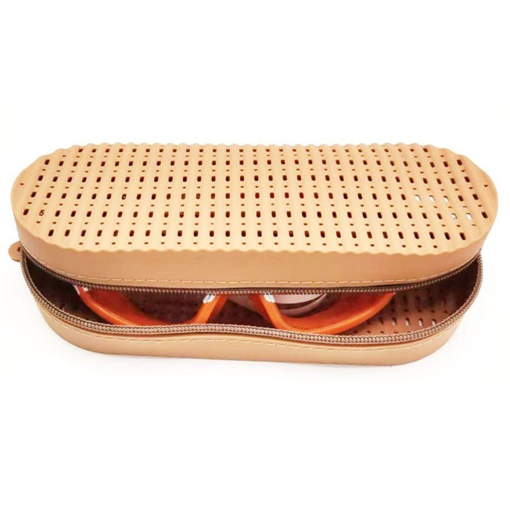 Zipper Swimming Goggles Storage Box Portable Sun Glasses Protection Box Swimmers