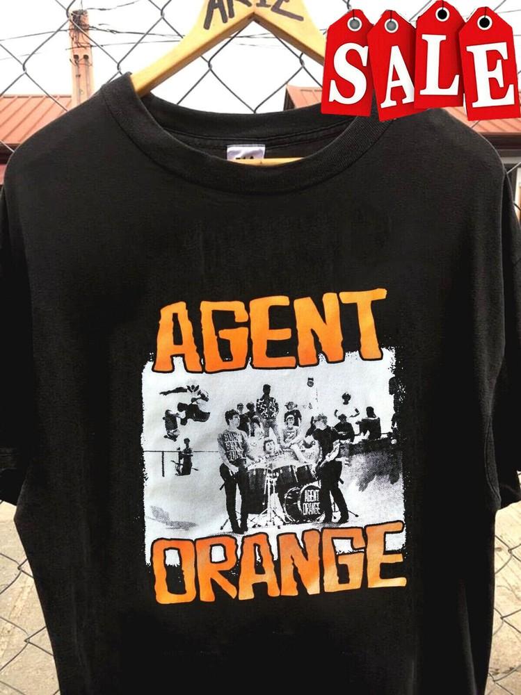 Reprinted Agent Orange band t-shirt punk rock band gift for fan Te9023 Unisex T-Shirt S