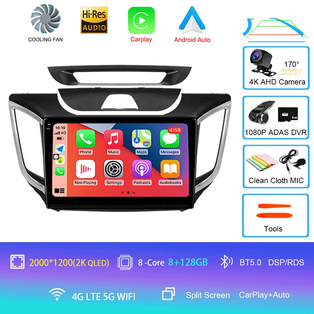Android 14 Car Radio For Hyundai Creta IX25 2015 - 2019 Multimedia Video Player Navigation Stereo GPS