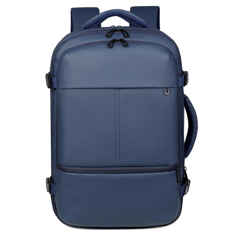 

Деловой рюкзак универсальный с возможностью печати двухсторонний большой вместимости дорожная сумка рюкзак многофункциональная сумка для компьютера синий