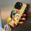 Θήκη Κινητού A-Artist F-Frida K-Kahlos Για IPhone17 16 11 12 13 14 15 16 Pro Max Plus Κάλυμμα Χρωματιστό Ασημί Funda Bumper