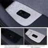 Window Lift Button Frame Panel Sticker for Tesla Model 3 2017-2023 Model Y 2020-2024 TPU Glitter Diamond