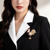 New Rooster Brooch, Personalized Unique Statement Brooch, Exquisite Fashionable Accessory For Men And Women, Stylish Gift