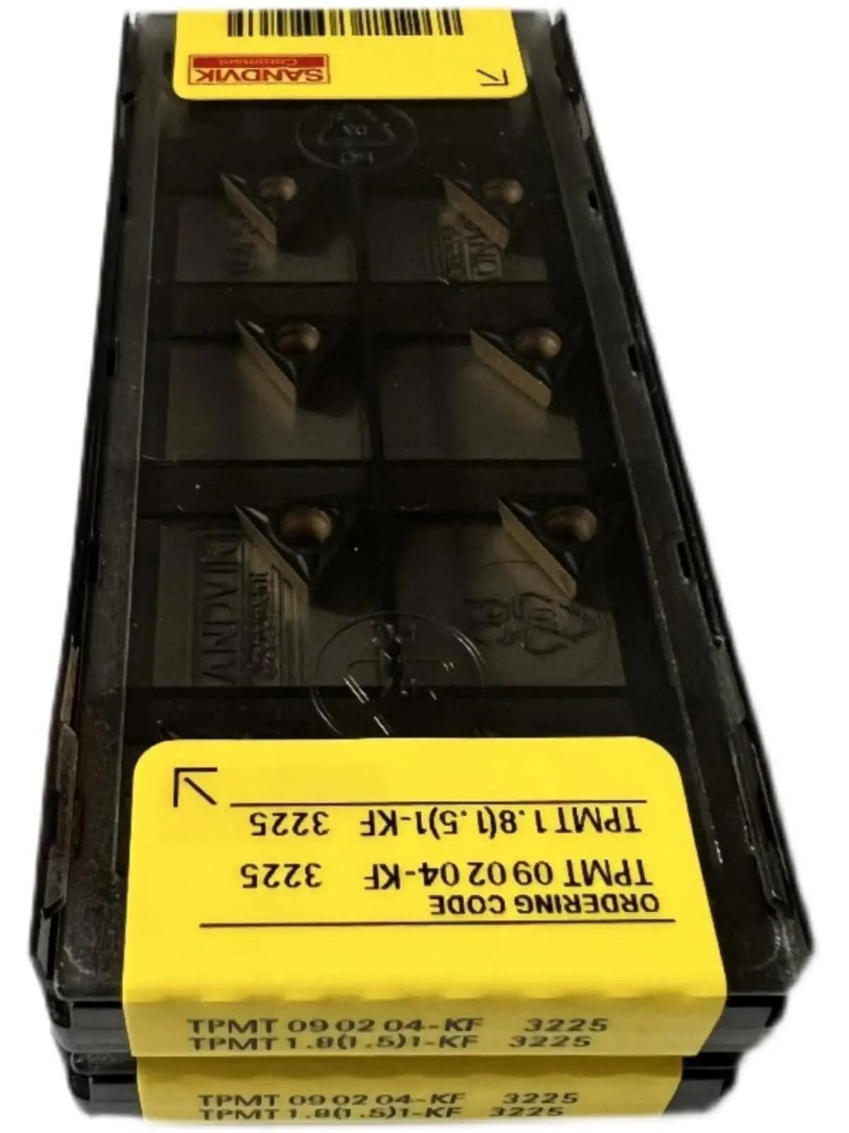 

Original Sandvik / TPMT090204-KF 3225 / CNC lathe carbide blade 10 PCS
