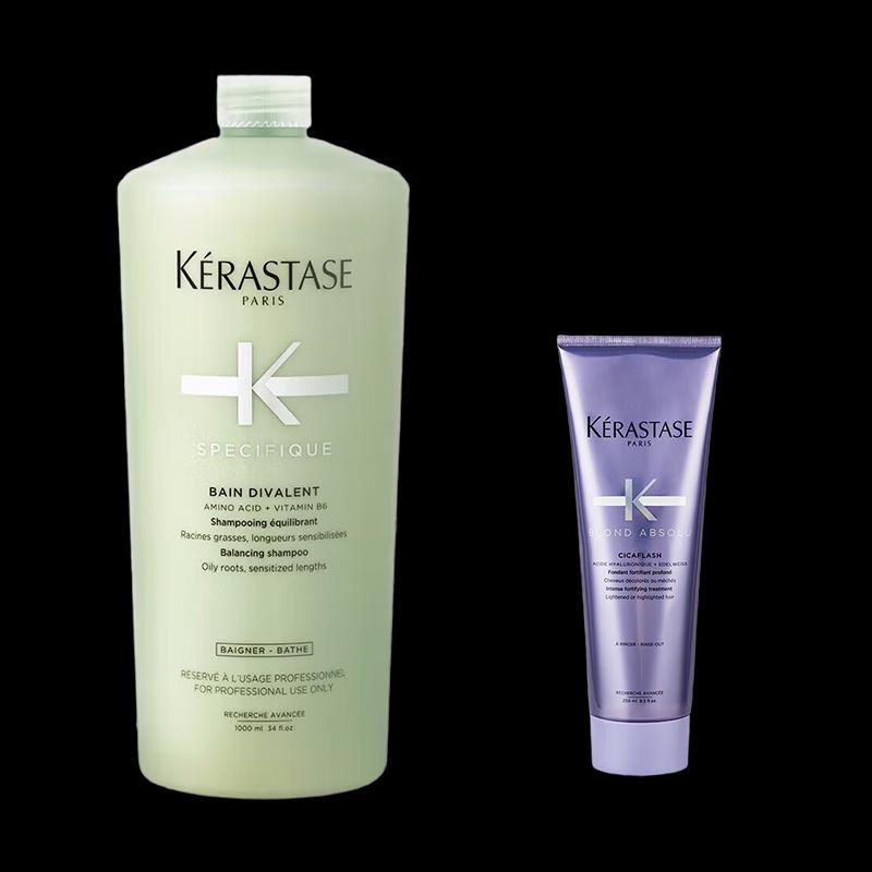 

Kérastase Dual Function Shampoo & Color Care Cream Set