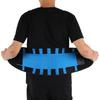 Breathable Warming Waistband Soft Adjustable Abdominal Wrap Waist Back Support BeltBlue L
