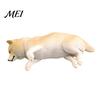 Decorative Dog Statue Simulated Sleeping Model, Realistic Lying French Bulldog Figurine, Mini Handcrafted Figurine PVC Animal Educational Toy