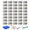 Universal Vehicle Roof Cloth Fastener Set 40Pcs No Tools Needed For DIY Car Interior Repair Quick Installation Rivet