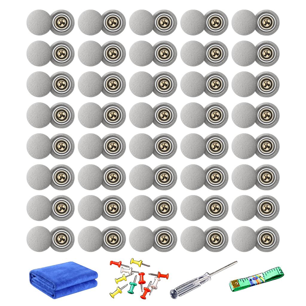 Universal Vehicle Roof Cloth Fastener Set 40Pcs No Tools Needed For DIY Car Interior Repair Quick Installation Rivet