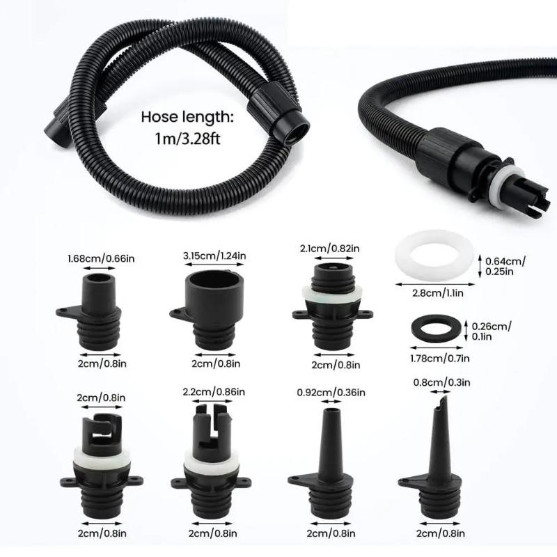 6Pcs Air Pump Adapter Air Valve Converter Sup Pump Adapter For Inflatable Boat Kayak Paddle Board