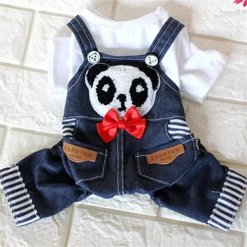 

Spring Dog Clothes Cute Panda Dog Jumpsuit Chihuahua Yorkshire Pomeranian Maltese Puppy Clothing Pet Apparel Small Dog Costume XXL білий