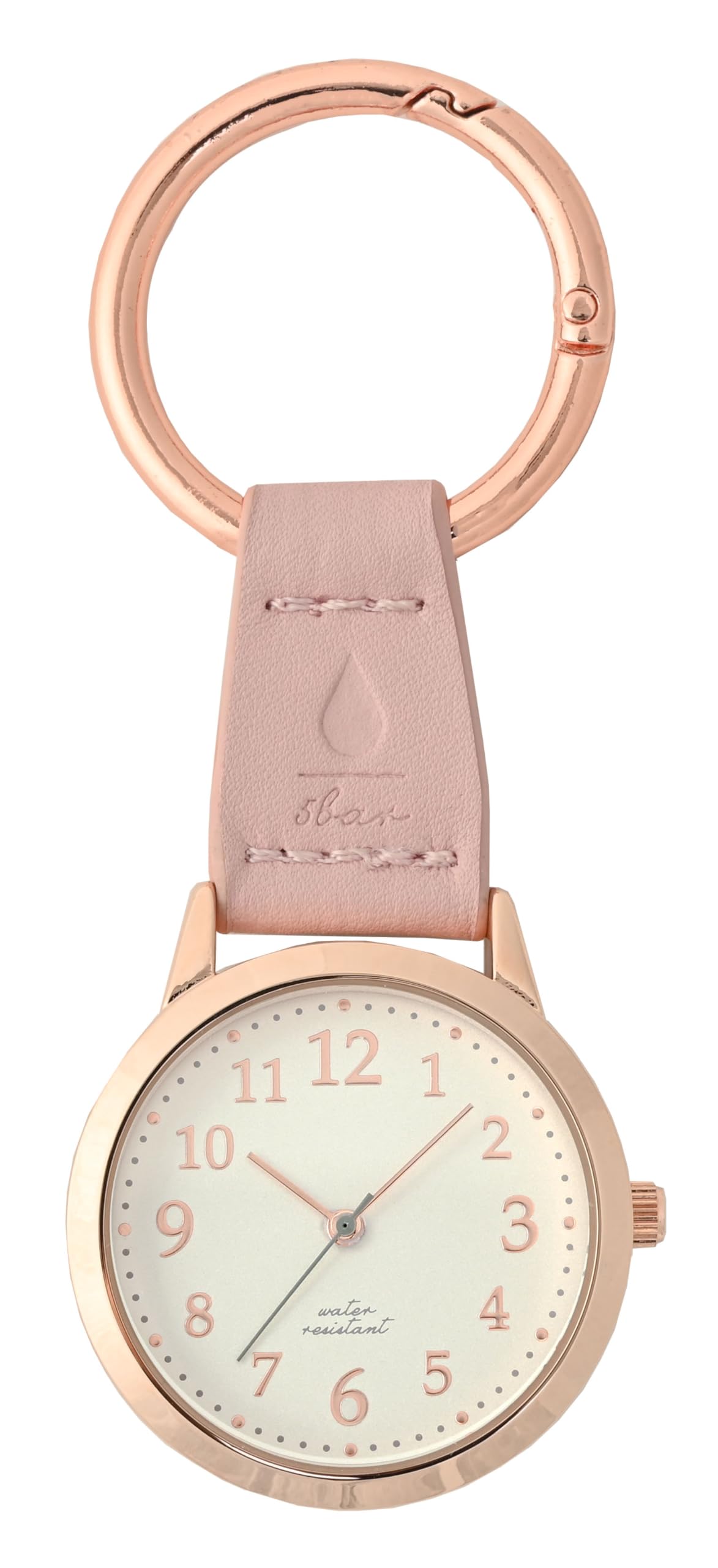 

Fieldwork Pocket Watch with Carabiner, Women s, Analog, Water Resistant (5 ATM), Accessory, WP Regina, Pink, GY065-2 PI