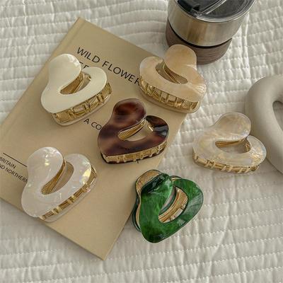 2023 Unregelmäßiger Acetat-Haarklammer für Damen – Kleines Haaraccessoire für Hochsteckfrisuren