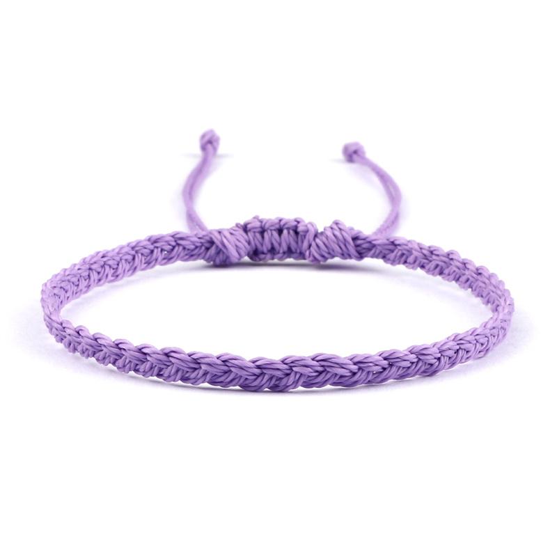 26 Colors Adjustable Woven Friendship Bracelet For Women Men Wax Thread Wrap Rope Knot Bracelets&Bangles Handmade Jewelry Gifts