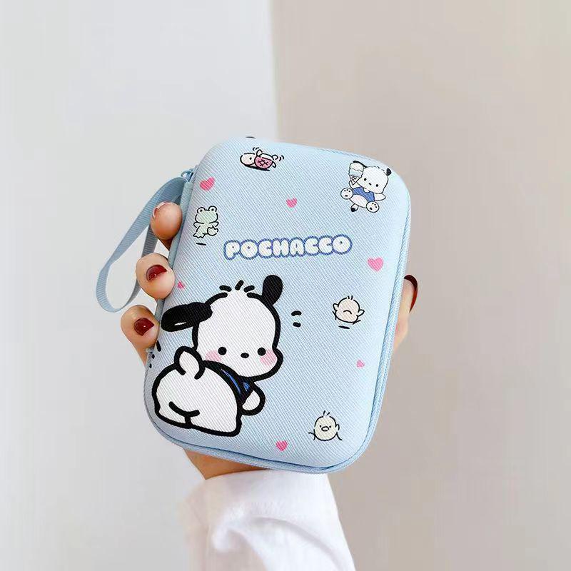 Cartoon Cute Portable Storage Bag for Cables and Chargers, Customizable with Logo