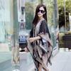 New Sun Protection Shawl Women'S Summer Chiffon Variable Scarf European And American Cashew Flower Beach Scarf