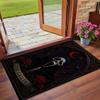 Crystal Velvet Rug Soft Non Slip Indoor Floor Mat Home DecorScream Ghostface