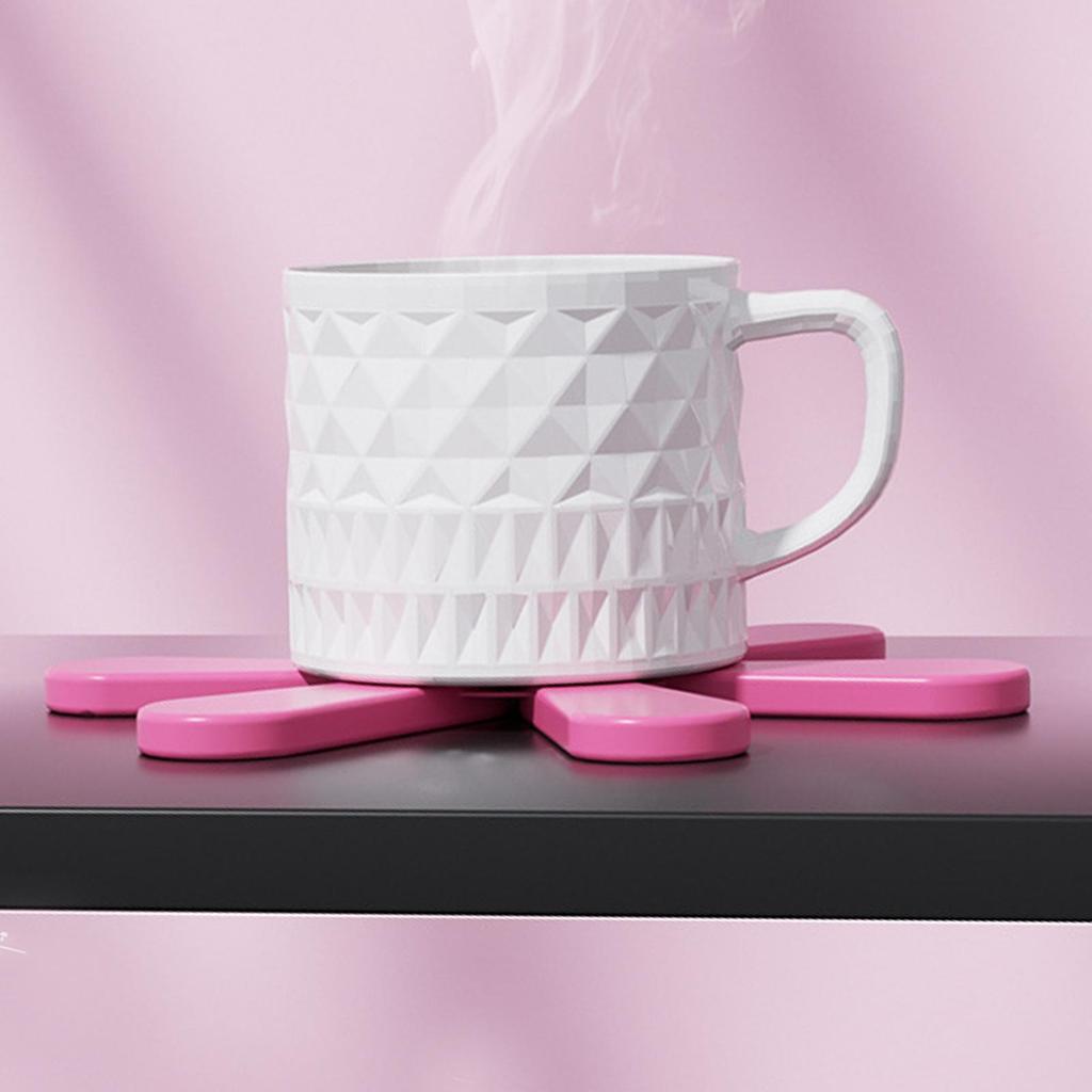Tree Trivets For Hot Dishes Heat Resistant Table Mat Kitchen Anti-Scald Placemat For Cups Bowls Frying Pans Kitchens Hotel