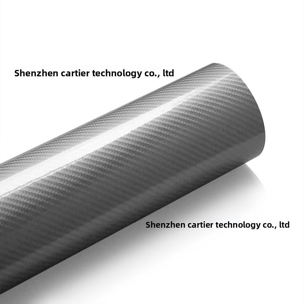 5D Kohlefaser PVC Auto Farbwechsel Folie mit diagonalem Luftkanal, anpassbar