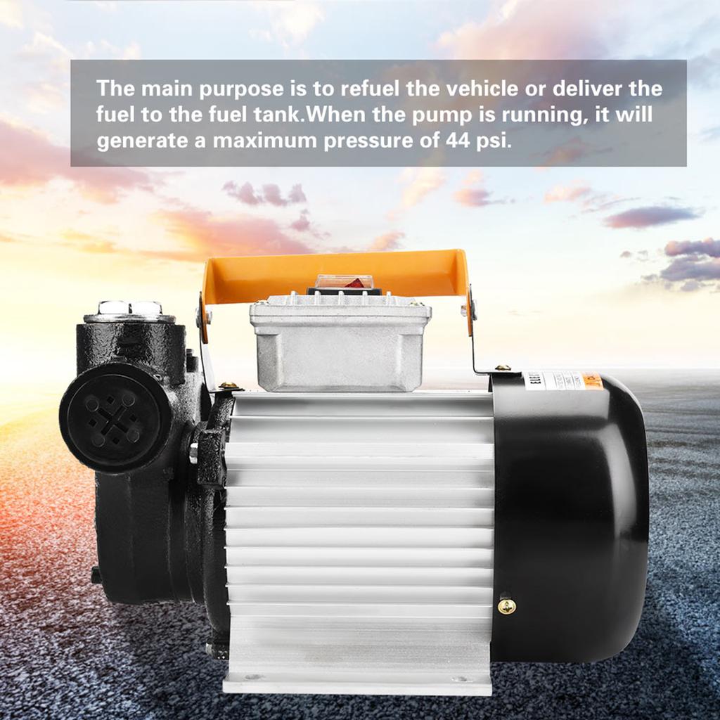 Self Priming Cast Iron Electric Oil Transfer Pump 550W