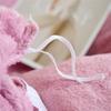 Thickened autumn and winter solid color double-parcel milk fleece warm quilt cover