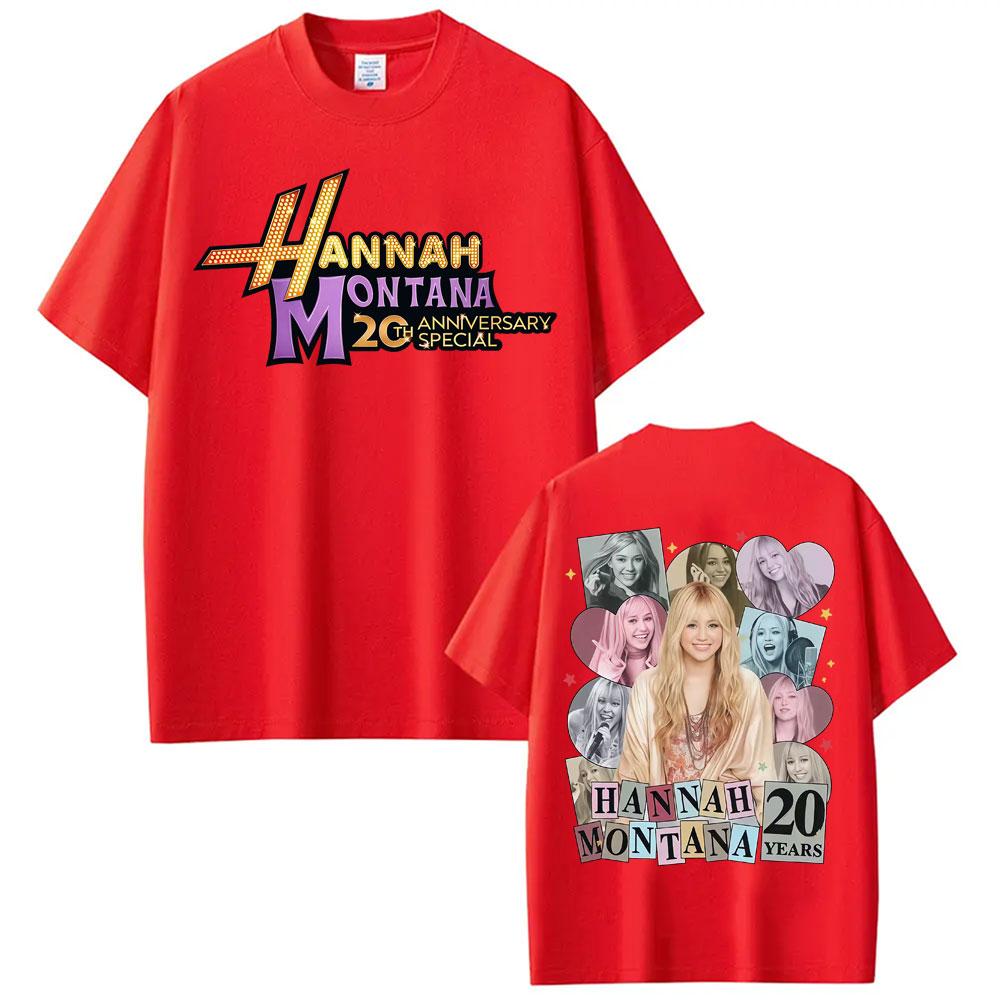 

Pop Star Hannah Montana 20 Years Graphic Tshirt Men Women Clothes Harajuku High Street T Shirts 100 Cotton Oversized Tshirts S