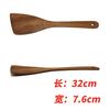 Wooden Kitchen Spatula with Slanted, Cooking Turner Tool for Everyday Meal Prep