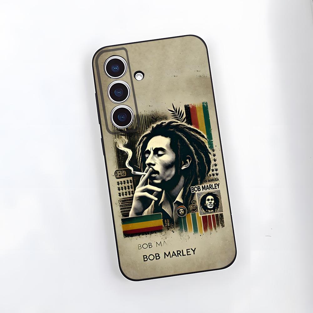 Bob Marley Rasta Lion Phone Case For Samsung S26 S25 Plus S20 S20 Plus S22 Ultra S23 FE S21 Plus S21 Ultra Soft Cover