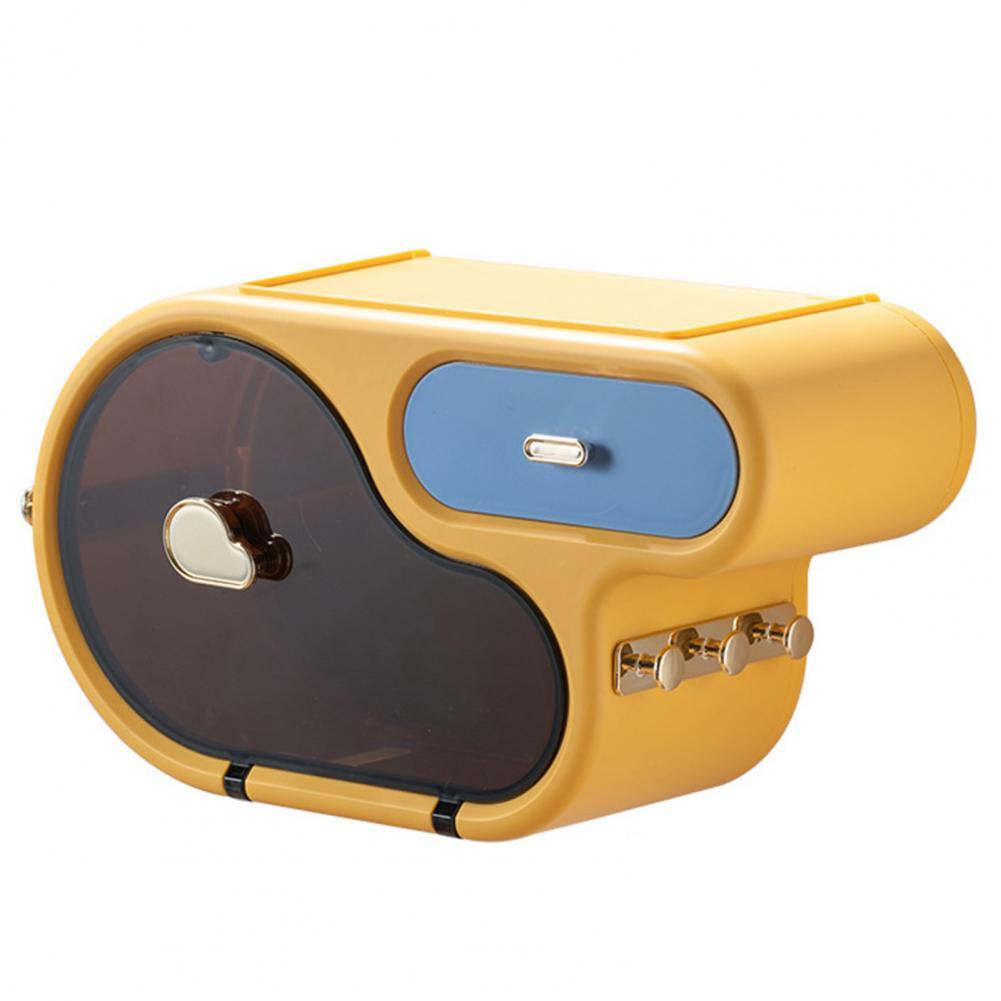 Toilet Paper Organizer Wall-mounted Waterproof PP Strong Load-bearing Tissue Rack Storage Box Toilet Bathroom Accessories