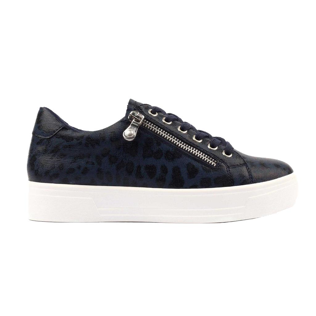 Lunar Womens/Ladies Charm ll Animal Print Trainers